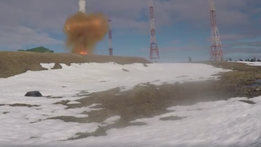 ՌԴ ՊՆ-ն ցուցադրել է Սարմատ հրթիռի փորձարկումների տեսանյութը